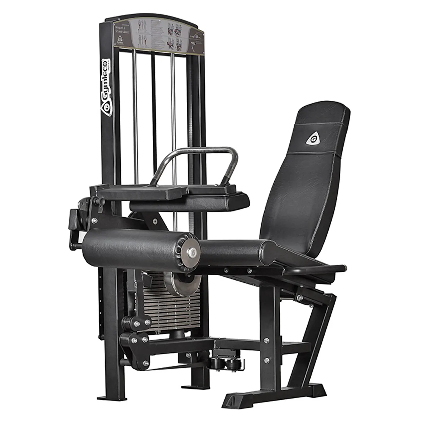 פשיטת וכפיפת ברכיים בישיבה — Gymleco 349 Leg Extension / Seated Legcurl